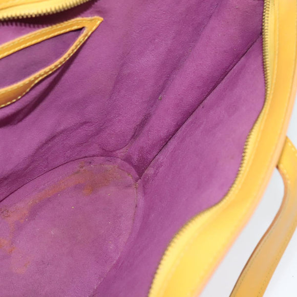 LOUIS VUITTON Epi Saint Jacques Hand Bag Yellow M52279 LV Auth 123915
