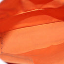 LOUIS VUITTON Epi Sac Plat Hand Bag Orange Mandarin M5274H LV Auth 123916-10