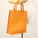 LOUIS VUITTON Epi Sac Plat Hand Bag Orange Mandarin M5274H LV Auth 123916-20