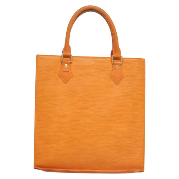 LOUIS VUITTON Epi Sac Plat Hand Bag Orange Mandarin M5274H LV Auth 123916