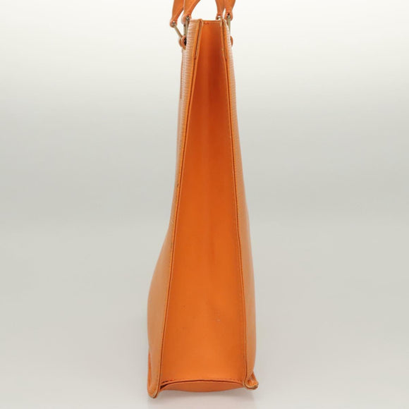 LOUIS VUITTON Epi Sac Plat Hand Bag Orange Mandarin M5274H LV Auth 123916