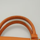 LOUIS VUITTON Epi Sac Plat Hand Bag Orange Mandarin M5274H LV Auth 123916-8