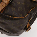 LOUIS VUITTON Monogram Saumur 43 Shoulder Bag M42252 LV Auth 123937-15