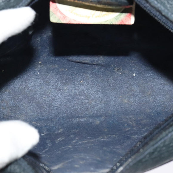 GUCCI GG Supreme Sherry Line Shoulder Bag PVC Navy Gold 98 02 004 Auth 123959