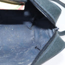 GUCCI GG Supreme Sherry Line Shoulder Bag PVC Navy Gold 98 02 004 Auth 123959-19