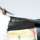 GUCCI GG Supreme Sherry Line Shoulder Bag PVC Navy Gold 98 02 004 Auth 123959-12