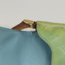 LOUIS VUITTON Monogram Vernis Thompson Street Bag Baby Blue M91009 Auth 123963-9