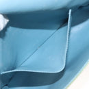 LOUIS VUITTON Monogram Vernis Thompson Street Bag Baby Blue M91009 Auth 123963-22