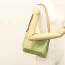 LOUIS VUITTON Monogram Vernis Thompson Street Bag Baby Blue M91009 Auth 123963-23