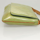 LOUIS VUITTON Monogram Vernis Thompson Street Bag Baby Blue M91009 Auth 123963-3