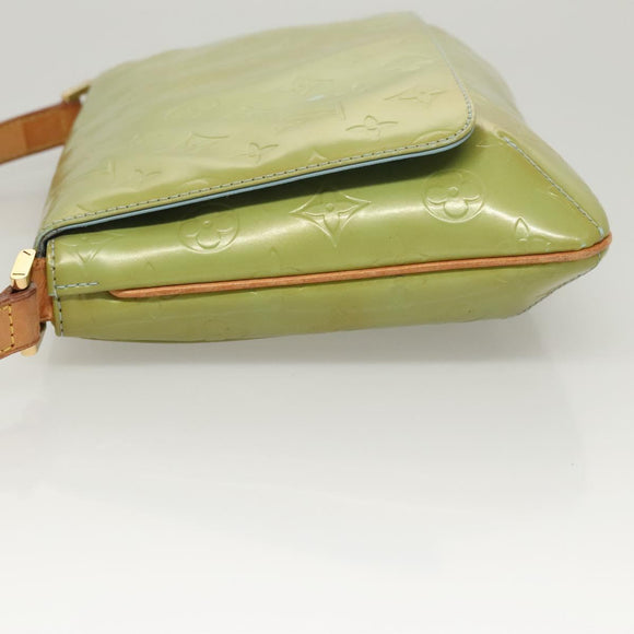 LOUIS VUITTON Monogram Vernis Thompson Street Bag Baby Blue M91009 Auth 123963