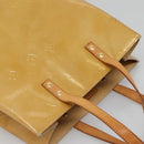 LOUIS VUITTON Monogram Vernis Reade MM Hand Bag Beige M91141 LV Auth 123966-6