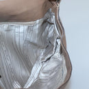 Salvatore Ferragamo Gancini Shoulder Bag Leather Brown Silver Auth 123976-17