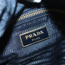 PRADA Shoulder Bag Nylon Green Gold Auth 123982-23