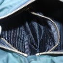 PRADA Shoulder Bag Nylon Green Gold Auth 123982-27