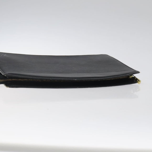 LOUIS VUITTON Epi Trousse Crete Pouch Black M48402 LV Auth 123988