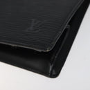 LOUIS VUITTON Epi Trousse Crete Pouch Black M48402 LV Auth 123988-14