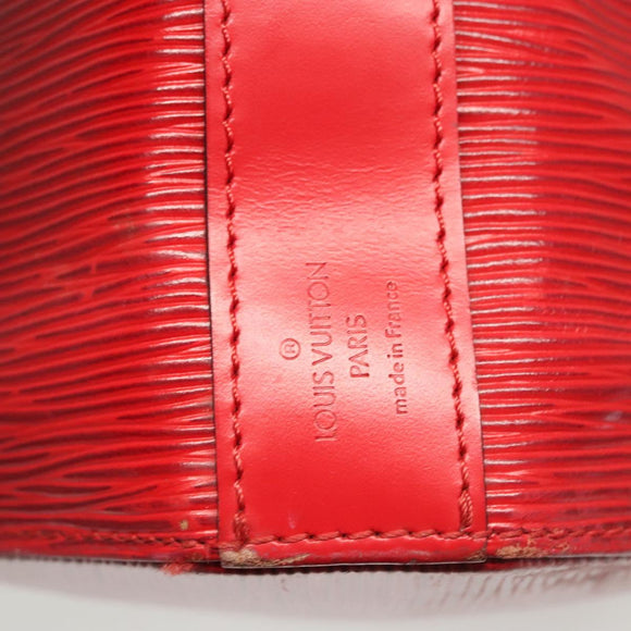 LOUIS VUITTON Epi Sac Depaule GM Shoulder Bag Red M80197 LV Auth 123989