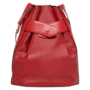 LOUIS VUITTON Epi Sac Depaule GM Shoulder Bag Red M80197 LV Auth 123989-13