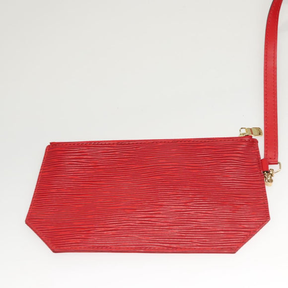 LOUIS VUITTON Epi Sac Depaule GM Shoulder Bag Red M80197 LV Auth 123989