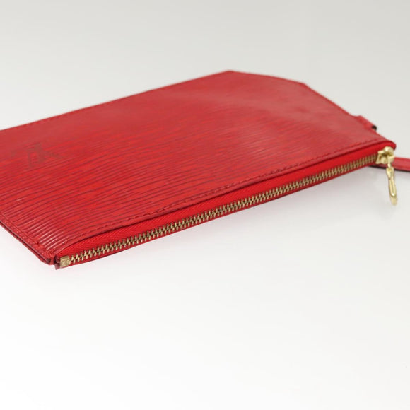 LOUIS VUITTON Epi Sac Depaule GM Shoulder Bag Red M80197 LV Auth 123989