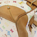 LOUIS VUITTON Monogram Multicolor Claudia Hand Bag White M40193 LV Auth 123990-15