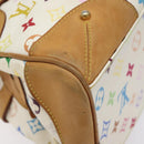 LOUIS VUITTON Monogram Multicolor Claudia Hand Bag White M40193 LV Auth 123990-16