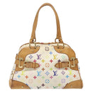 LOUIS VUITTON Monogram Multicolor Claudia Hand Bag White M40193 LV Auth 123990-13