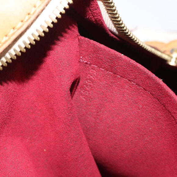 LOUIS VUITTON Monogram Multicolor Claudia Hand Bag White M40193 LV Auth 123990