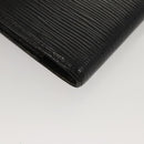 LOUIS VUITTON Epi Agenda PM Day Planner Cover Black R20052 LV Auth 124013-16