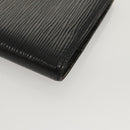 LOUIS VUITTON Epi Agenda PM Day Planner Cover Black R20052 LV Auth 124013-7