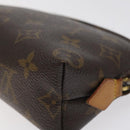 LOUIS VUITTON Monogram Pochette Cosmetic PM Pouch M43998 LV Auth 124032-15