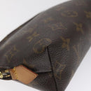LOUIS VUITTON Monogram Pochette Cosmetic PM Pouch M43998 LV Auth 124032-14