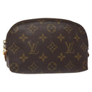LOUIS VUITTON Monogram Pochette Cosmetic PM Pouch M43998 LV Auth 124034-1