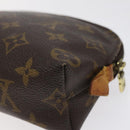 LOUIS VUITTON Monogram Pochette Cosmetic PM Pouch M43998 LV Auth 124034-15