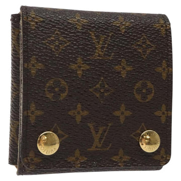 LOUIS VUITTON Monogram Jewelry Case Jewelry Box LV Auth 124038