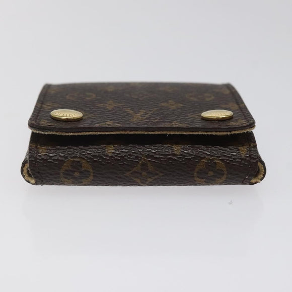 LOUIS VUITTON Monogram Jewelry Case Jewelry Box LV Auth 124038
