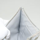 LOUIS VUITTON Monogram Miroir Pochette Platt Pouch Silver M95277 LV Auth 124039-20