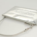 LOUIS VUITTON Monogram Miroir Pochette Platt Pouch Silver M95277 LV Auth 124039-6