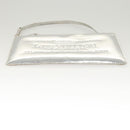 LOUIS VUITTON Monogram Miroir Pochette Platt Pouch Silver M95277 LV Auth 124039-5