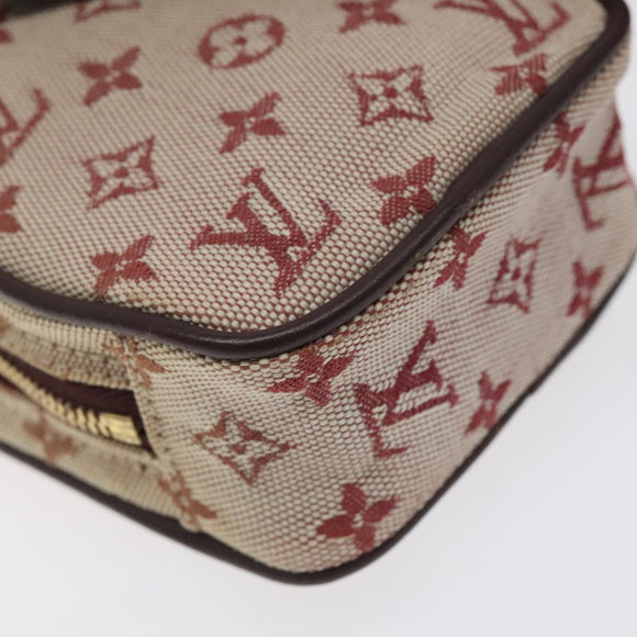 LOUIS VUITTON Monogram Mini US Digital Pouch Red M60001 LV Auth 124041
