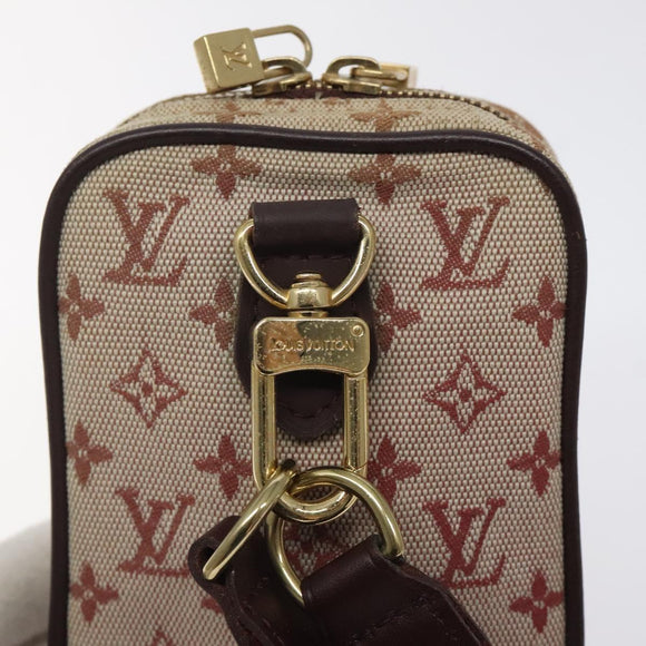 LOUIS VUITTON Monogram Mini US Digital Pouch Red M60001 LV Auth 124041