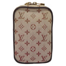 LOUIS VUITTON Monogram Mini US Digital Pouch Red M60001 LV Auth 124041-13