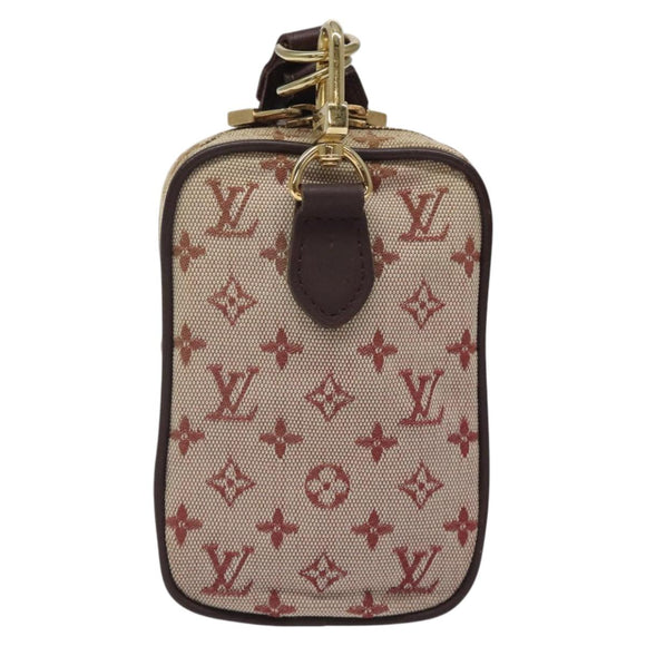 LOUIS VUITTON Monogram Mini US Digital Pouch Red M60001 LV Auth 124041