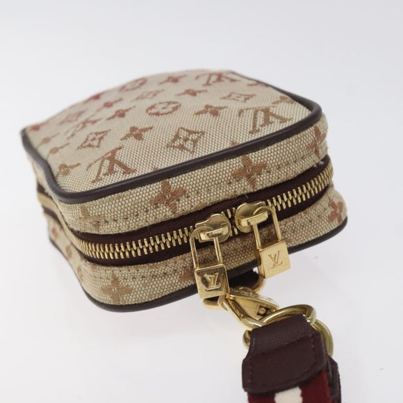 LOUIS VUITTON Monogram Mini US Digital Pouch Red M60001 LV Auth 124041