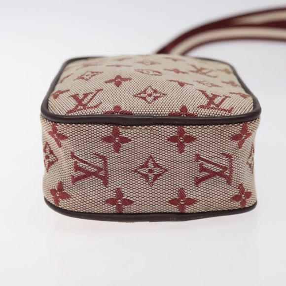 LOUIS VUITTON Monogram Mini US Digital Pouch Red M60001 LV Auth 124041