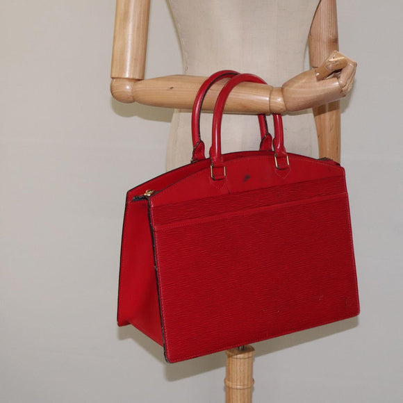 LOUIS VUITTON Epi Riviera Hand Bag Red M48187 LV Auth 124049