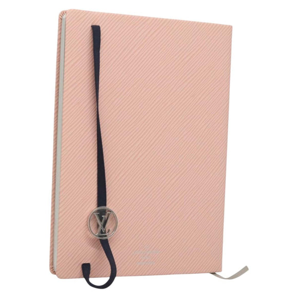 LOUIS VUITTON Epi Cahier Gustave MM Note Cover Pink GI0115 LV Auth 124050