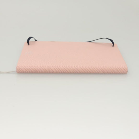 LOUIS VUITTON Epi Cahier Gustave MM Note Cover Pink GI0115 LV Auth 124050