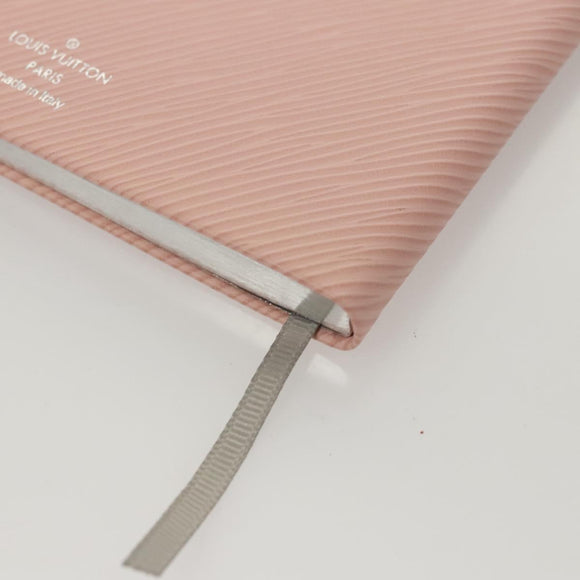 LOUIS VUITTON Epi Cahier Gustave MM Note Cover Pink GI0115 LV Auth 124050